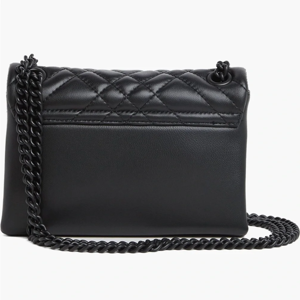 Kurt Geiger London Mini Brixton Drench Leather Shoulder Bag - Picture 3 of 11